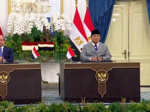 Prabowo dan Presiden Mesir Kecam Permukiman Ilegal Israel di Palestina