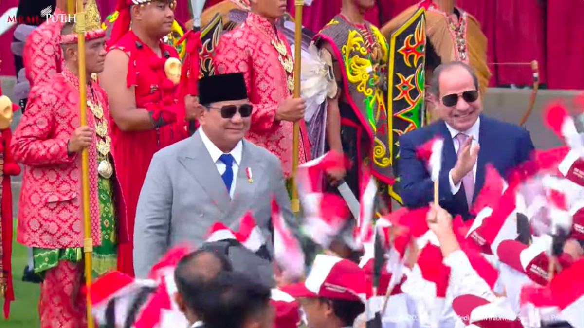Bertemu Prabowo, Presiden Mesir El-Sisi Tiba di Istana Negara