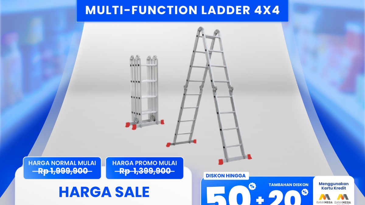 Merapat! Tangga Multifungsi Diobral di Transmart Full Day Sale — NadiKabar.com