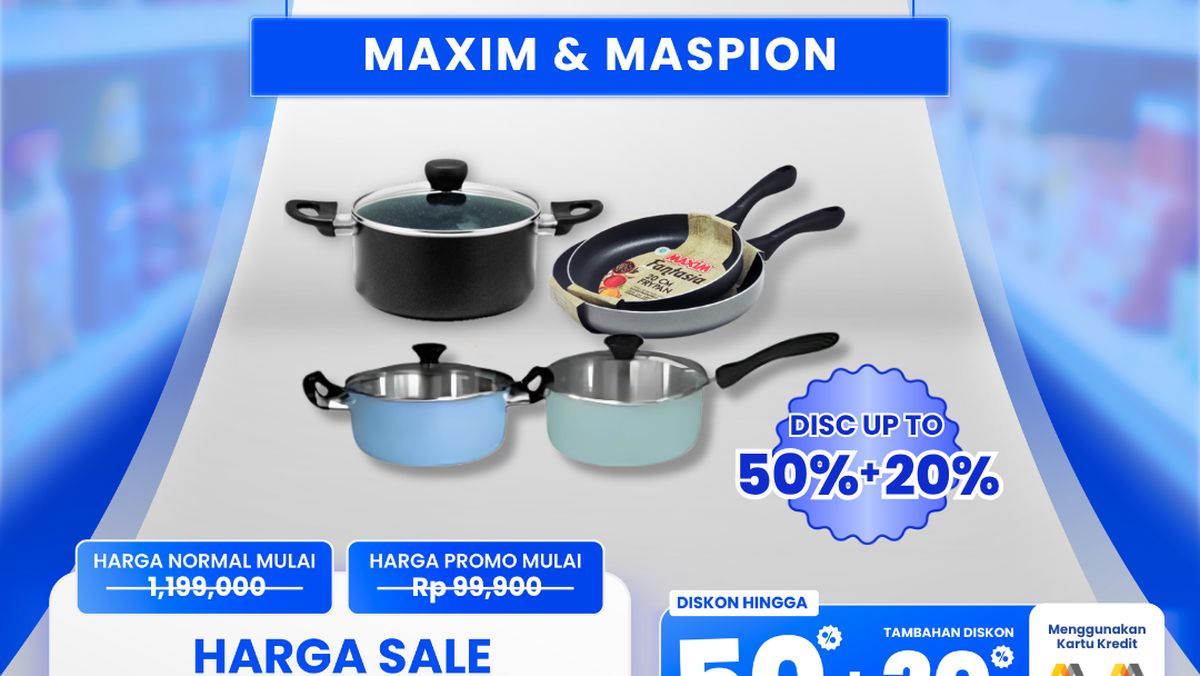 Serbu! Alat Masak Banting Harga di Transmart Full Day Sale — NadiKabar.com