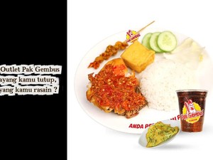 Ayam Gepuk Pak Gembus Bakal Tutup? Ini Isi Pengumuman Perpisahannya
