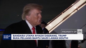 Bandara Riyadh Diserang, Trump Buka Peluang Bantu Saudi Lawan Houthi