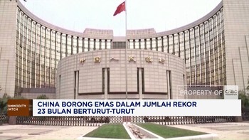 China Borong Emas Dalam Jumlah Rekor 23 Bulan Berturut-Turut