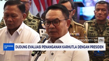 Dudung Evaluasi Penanganan Karhutla Bersama Presiden