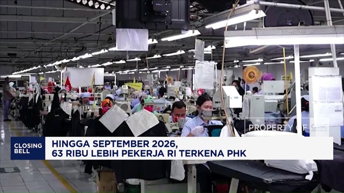 Video: Hingga September 2026, 63.000 Lebih Pekerja RI Terkena PHK