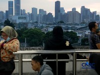 Ilustrasi Gedung Perkantoran di Jakarta, Senin (12/10/2026). (CNBC Indonesia/Muhammad Sabki)
