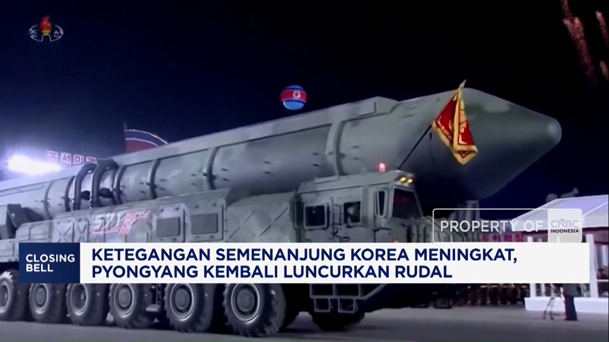 Video: Ketegangan Korea Memanas, Pyongyang Kembali Luncurkan Rudal