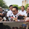 Menteri Koordinator bidang Politik dan Keamanan (Menko Polkam) Jenderal TNI (Purn.) Dudung Abdurachman di Istana Negara, Senin (12/10/2026). (CNBC Indonesia/Emir Yanwardhana)