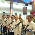Pemerintah resmi membentuk Satgas Pemberantasan Pengeluaran Benih Bening Lobster (Satgas P2BBL) di Auditorium KKP, Jakarta, Senin (12/10/2026). (CNBC Indonesia/Martyasari Rizky)