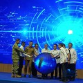 Pemerintah resmi membentuk Satgas Pemberantasan Pengeluaran Benih Bening Lobster (Satgas P2BBL) di Auditorium KKP, Jakarta, Senin (12/10/2026). (CNBC Indonesia/Martyasari Rizky)