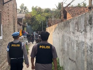 Polisi Gerebek Kampung Narkoba di Bandar Lampung