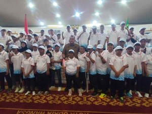 Rudy Susmanto Lepas Kontingen PESONAS: Kalian Sudah Juara