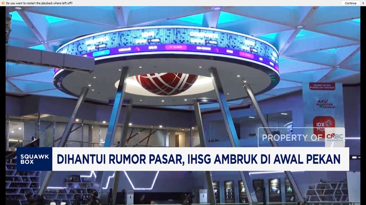 Video: Dihantui Rumor Pasar, IHSG Ambruk di Awal Pekan