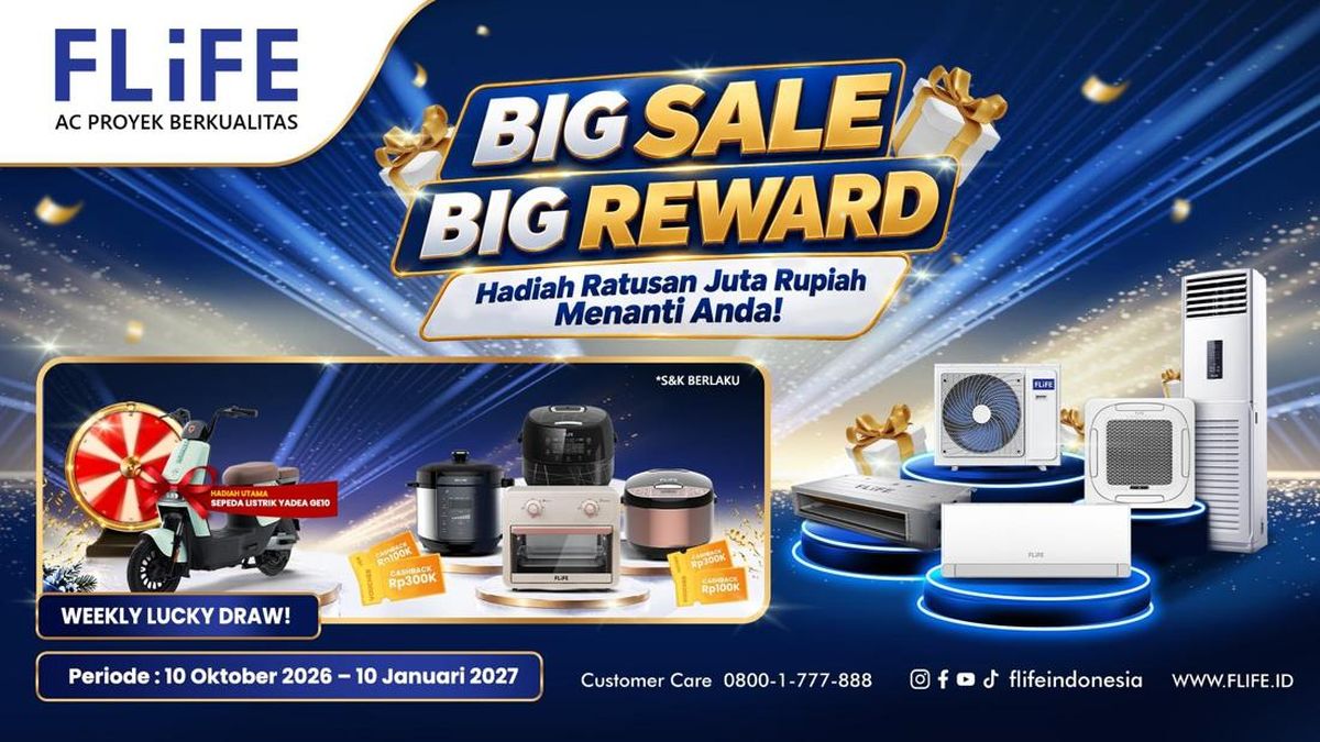 Beli AC FLiFE Bisa Dapat Cashback Rp 300 Ribu dan Hadiah Undian — NadiKabar.com