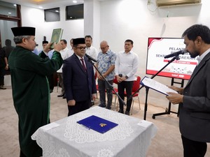 Bukan di Aceh, Mualem Lantik Taufik Sebagai Pj Sekda di Medan