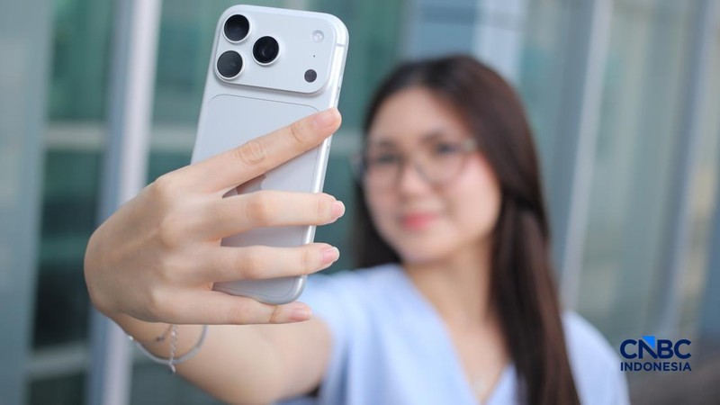 iPhone 18 Pro. (CNBC Indonesia/Faisal Rahman)
