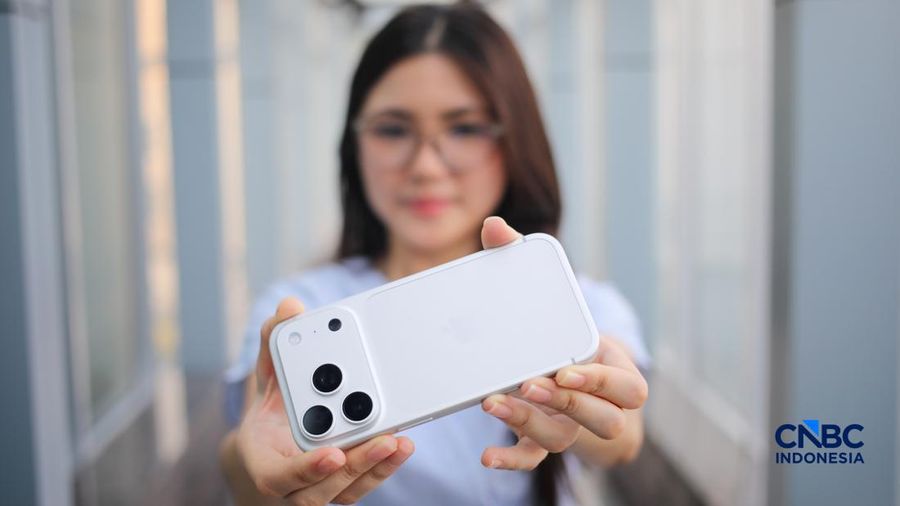 iPhone 18 Pro. (CNBC Indonesia/Faisal Rahman)