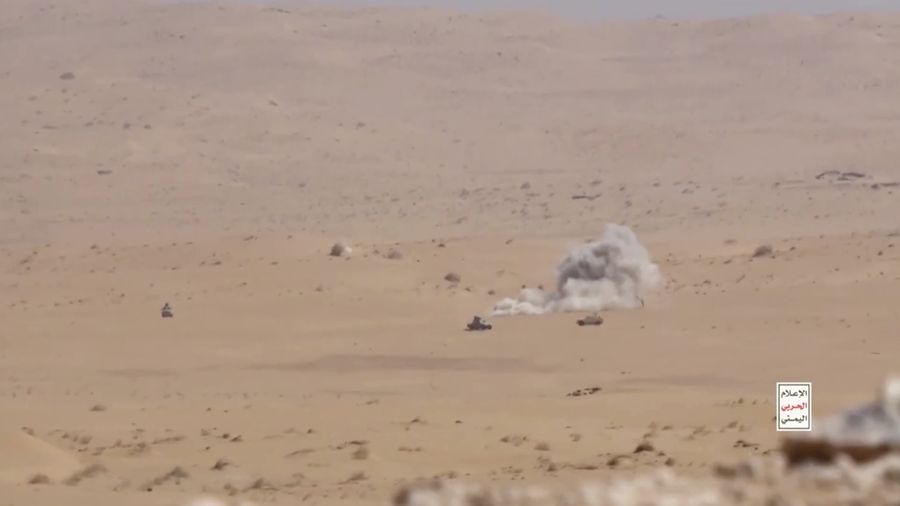 Kelompok Houthi yang berafiliasi dengan Iran merilis rekaman yang memperlihatkan serangan terhadap pasukan pemerintah Yaman yang didukung Arab Saudi di Provinsi Marib, Senin (12/10/2026).