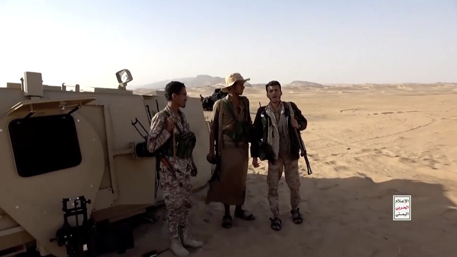 Kelompok Houthi yang berafiliasi dengan Iran merilis rekaman yang memperlihatkan serangan terhadap pasukan pemerintah Yaman yang didukung Arab Saudi di Provinsi Marib, Senin (12/10/2026).