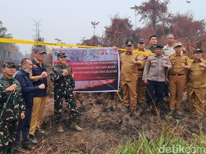 Danrem Soroti Dugaan Pembiaran Karhutla di Banyuasin, 120 Hektare Lahan Disegel