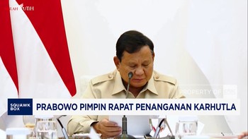 Prabowo Pimpin Rapat Penanganan Karhutla