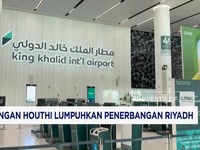 Serangan Houthi Lumpuhkan Penerbangan Riyadh