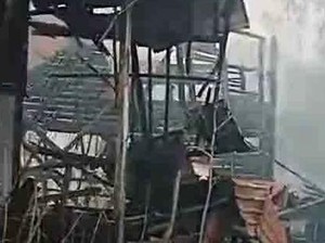 Sisa Karhutla Kembali Menyala, Bangunan di Kotim Ludes Terbakar