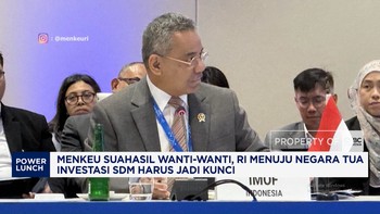 Menkeu Suahasil Wanti-Wanti RI Menuju Negara Tua, Investasi SDM Harus Jadi Kunci