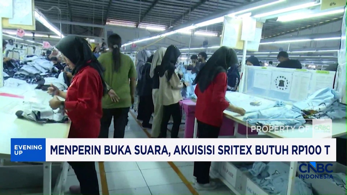 Video: Menperin Buka Suara, Akuisisi Sritex Butuh Rp100 T