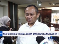 Menperin Soroti Harga Bahan Baku, Daya Saing Industri Tertekan