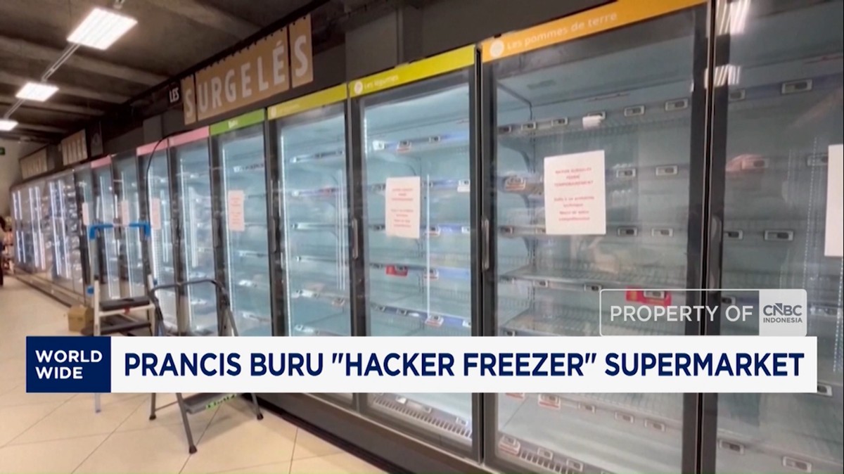 Video: Prancis Buru Hacker Freezer Supermarket