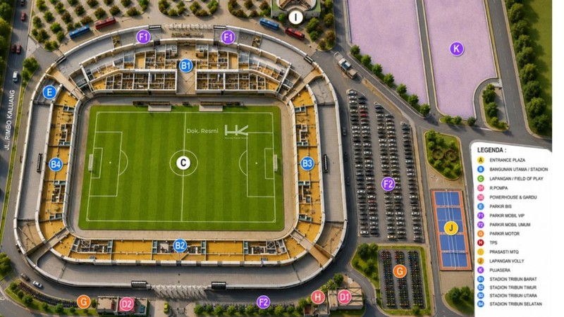 PT Hutama Karya (Persero) bersama PT Adhi Karya (Persero) Tbk membangun kembali Stadion H. Agus Salim di Kota Padang, Sumatera Barat.