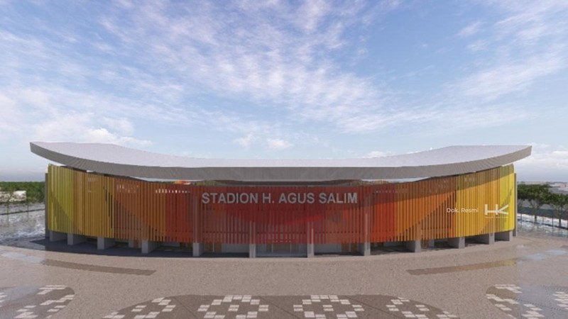 PT Hutama Karya (Persero) bersama PT Adhi Karya (Persero) Tbk membangun kembali Stadion H. Agus Salim di Kota Padang, Sumatera Barat.
