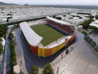 PT Hutama Karya (Persero) bersama PT Adhi Karya (Persero) Tbk membangun kembali Stadion H. Agus Salim di Kota Padang, Sumatera Barat. (Dok. Hutama Karya)