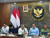 Rapat Koordinasi Terbatas Koperasi Desa/Kelurahan Merah Putih di Kantor Kemenko Pangan, Jakarta, Rabu (14/10/2026). (CNBC Indonesia/ Martyasari Rizky)