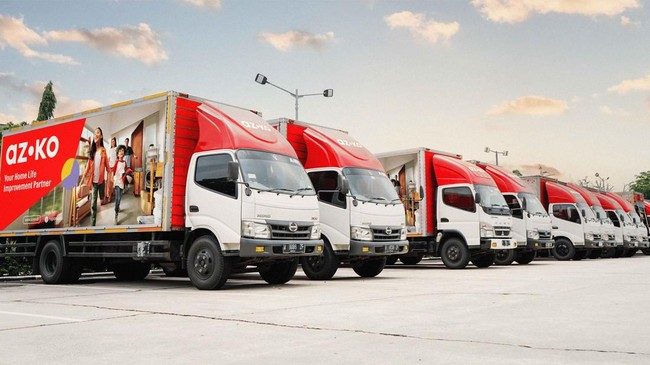 AZKO uses 29 distribution centers to support its stores across Indonesia
