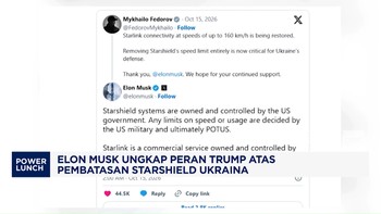 Elon Musk Ungkap Peran Trump atas Pembatasan Starshield Ukraina