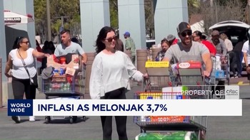 Inflasi AS Melonjak 3,7%