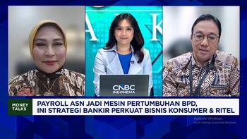 Jakarta, CNBC Indonesia- Payroll AS atau pembayaran gaji Aparatur Sipil Negara (ASN) menjadi salah satu pondasi bisnis strategis bagi Bank Pembangunan Daerah (BPD) dengan basis nasabah yang besar. Direktur Consumer dan Ritel Bank BJB, Nunung Suhartin