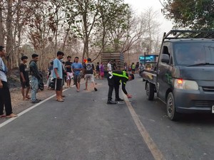 Pemotor Tewas Tabrak Truk di Jalan Muh Yusuf Parepare