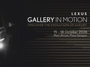 Lexus Hadirkan Gallery in Motion di Plaza Senayan hingga 18 Oktober