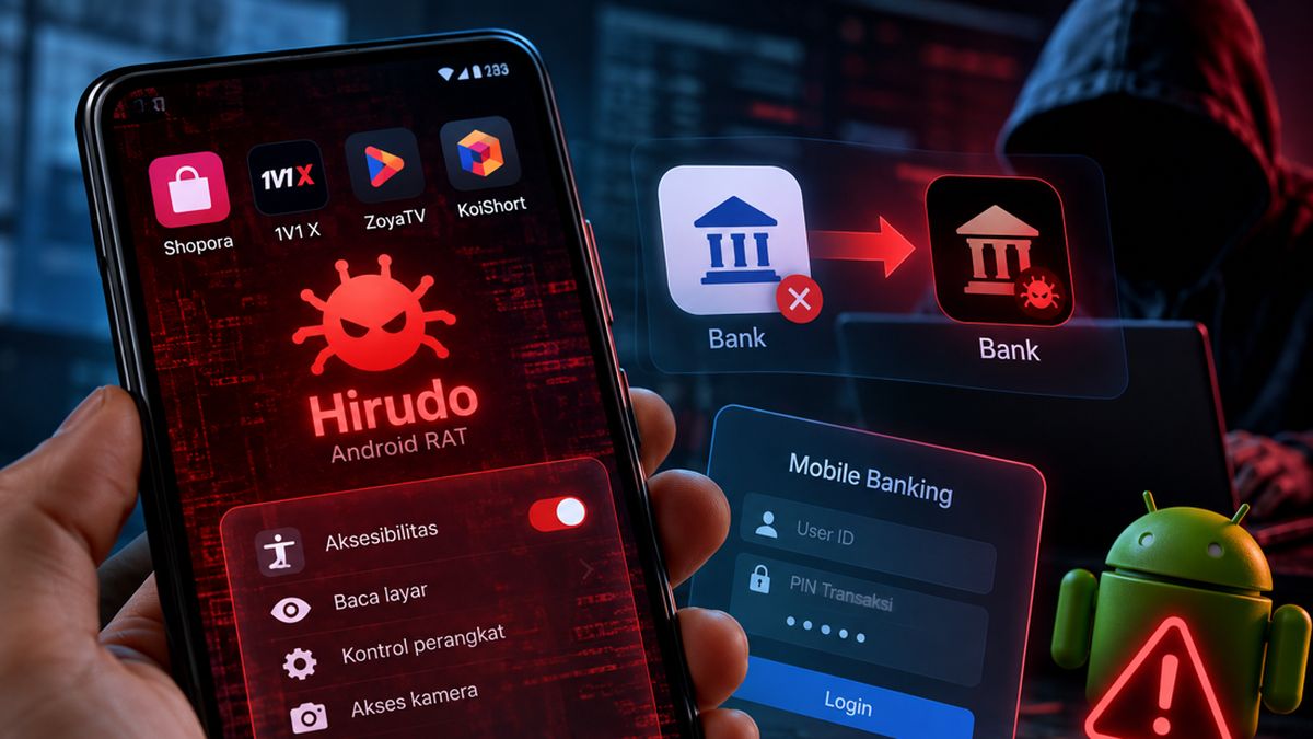 Malware Android Hirudo Incar 8 Aplikasi Bank di Indonesia, Bisa Curi PIN — NadiKabar.com