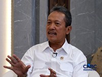 Menteri Kelautan dan Perikanan Republik Indonesia, Sakti Wahyu Trenggono. (CNBC Indonesia)