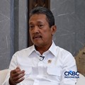Menteri Kelautan dan Perikanan Republik Indonesia, Sakti Wahyu Trenggono. (CNBC Indonesia)
