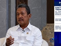 Menteri Kelautan dan Perikanan Republik Indonesia, Sakti Wahyu Trenggono. (CNBC Indonesia)