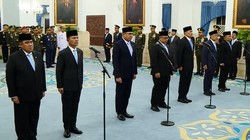 Daftar Lengkap Pejabat yang Dilantik Prabowo Hari Ini
