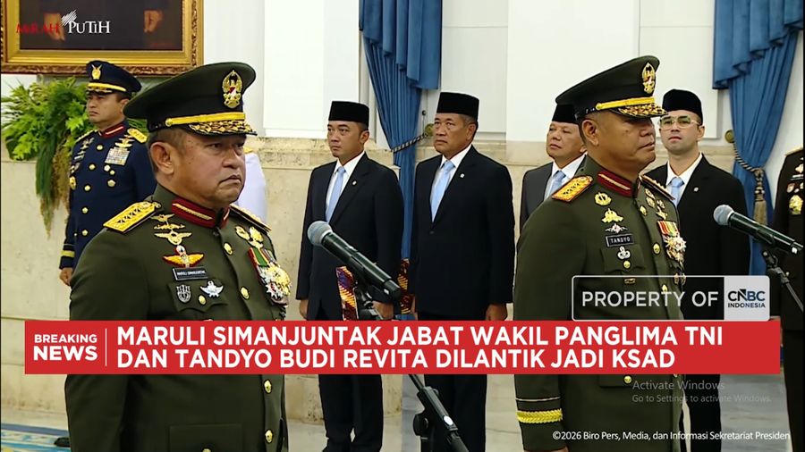 Prabowo Tunjuk Maruli Simanjuntak Jadi Wakil Panglima TNI & Tandyo Budi Jadi KSAD