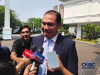 Rektor IPB University, Dr. Alim Setiawan Slamet. (CNBC Indonesia/Emir Yanwardhana)