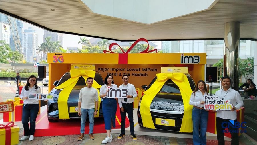 SVP Head of Partnership & Innovation Indosat Ooredoo Hutchison, Reno Rizki Yudha di Jakarta, Kamis (15/10/2026). (CNBC Indonesia/Novina Putri Bestari)