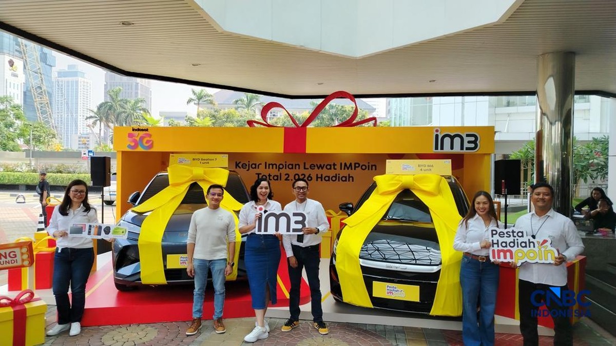 IM3 Bagi-Bagi iPhone Hingga Mobil BYD Buat Pelanggan, Cek Syaratnya
